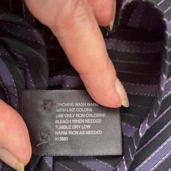 J. Ferrar Men's Long Sleeve Button Down Collared Shirt ~ Size XL - Picture 6 of 6